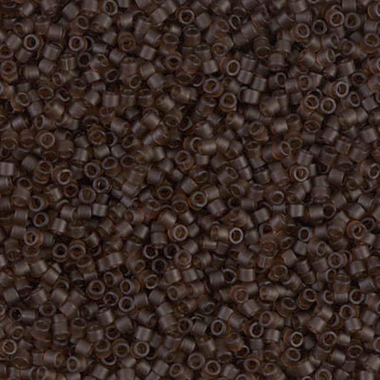 Miyuki Delica Bead 11/0, DB0769, Matte Transparent Root Beer, 5 grams